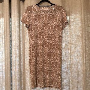 Size M - Michael Kors Printed Dress